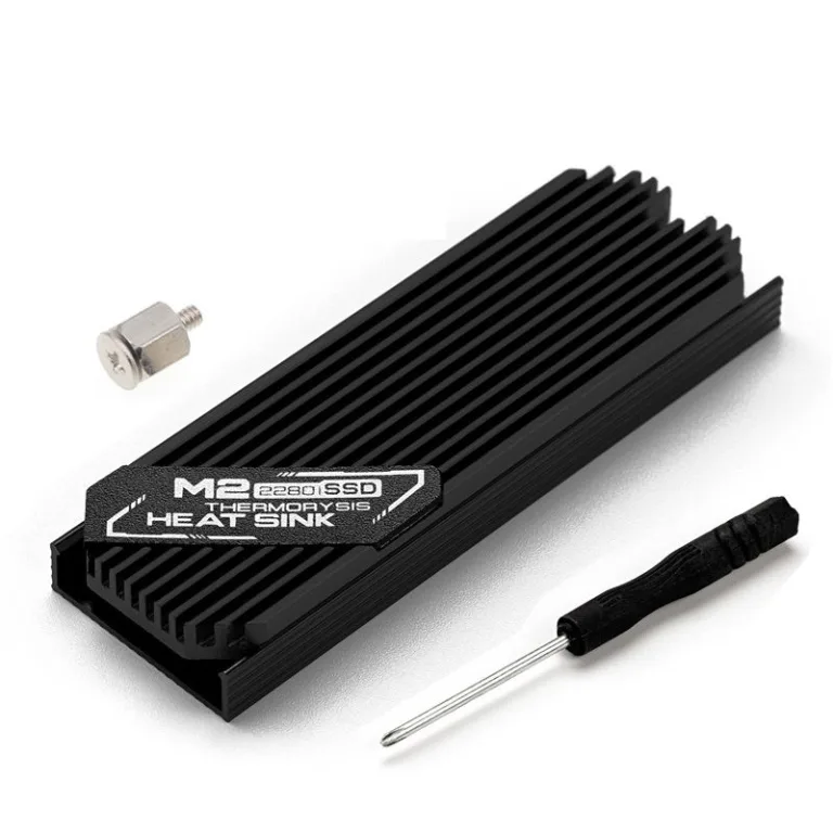 Алюминиевый радиатор для диска SSD M2 черный